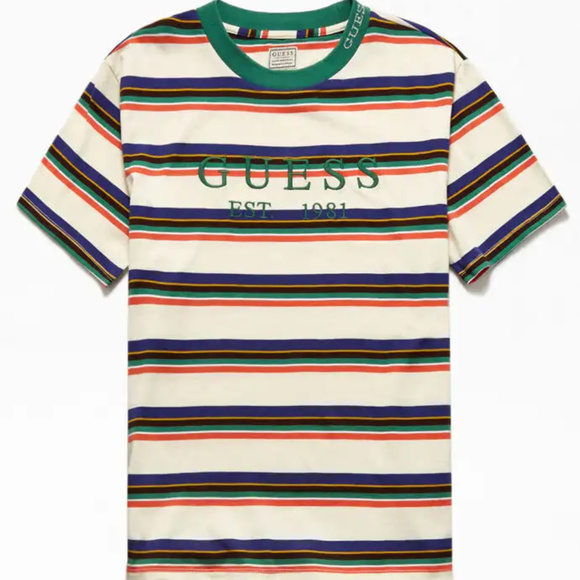 Guess Other - NWT GUESS DYLAN STRIPED 1981 Y-SHIRT